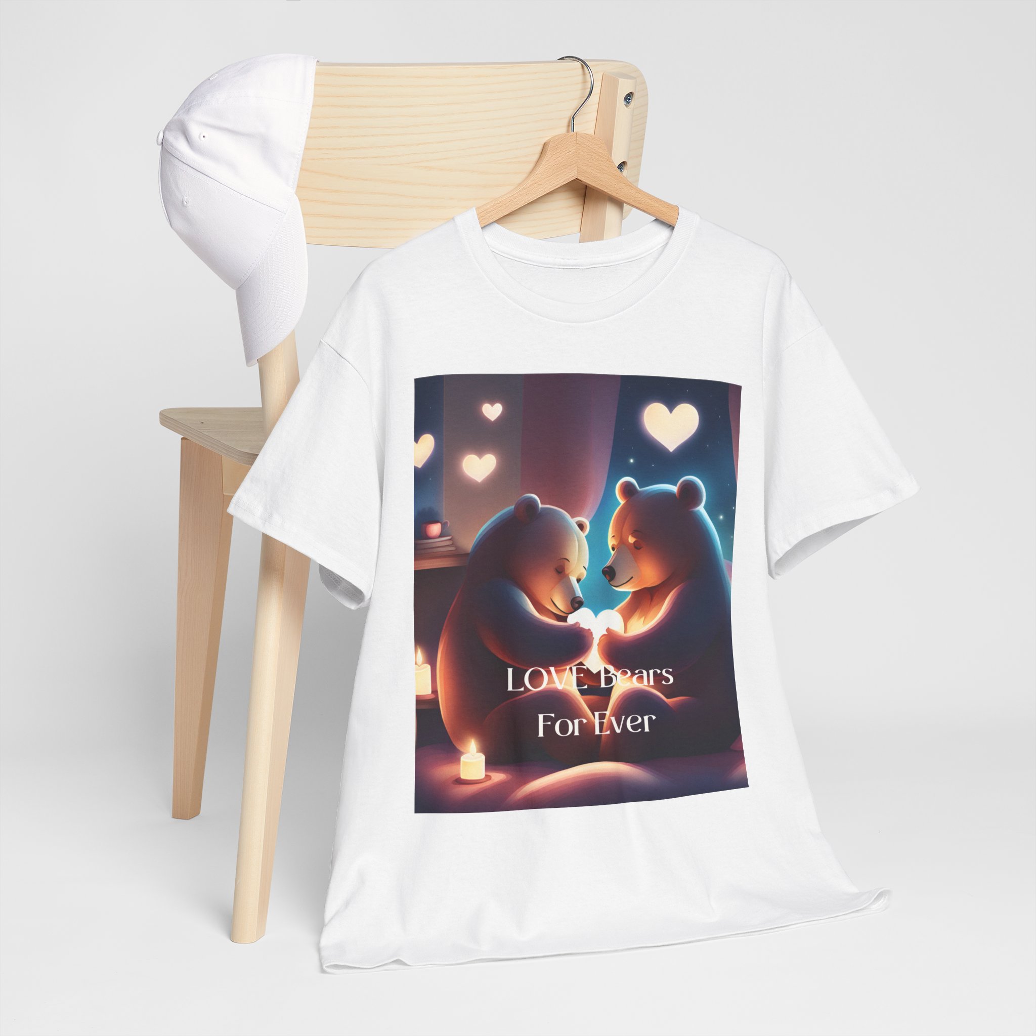 Love Bears Forever T‑Shirt — Cute Romantic Bear Couple Tee (Valentine’s Day Gift) - Image 5