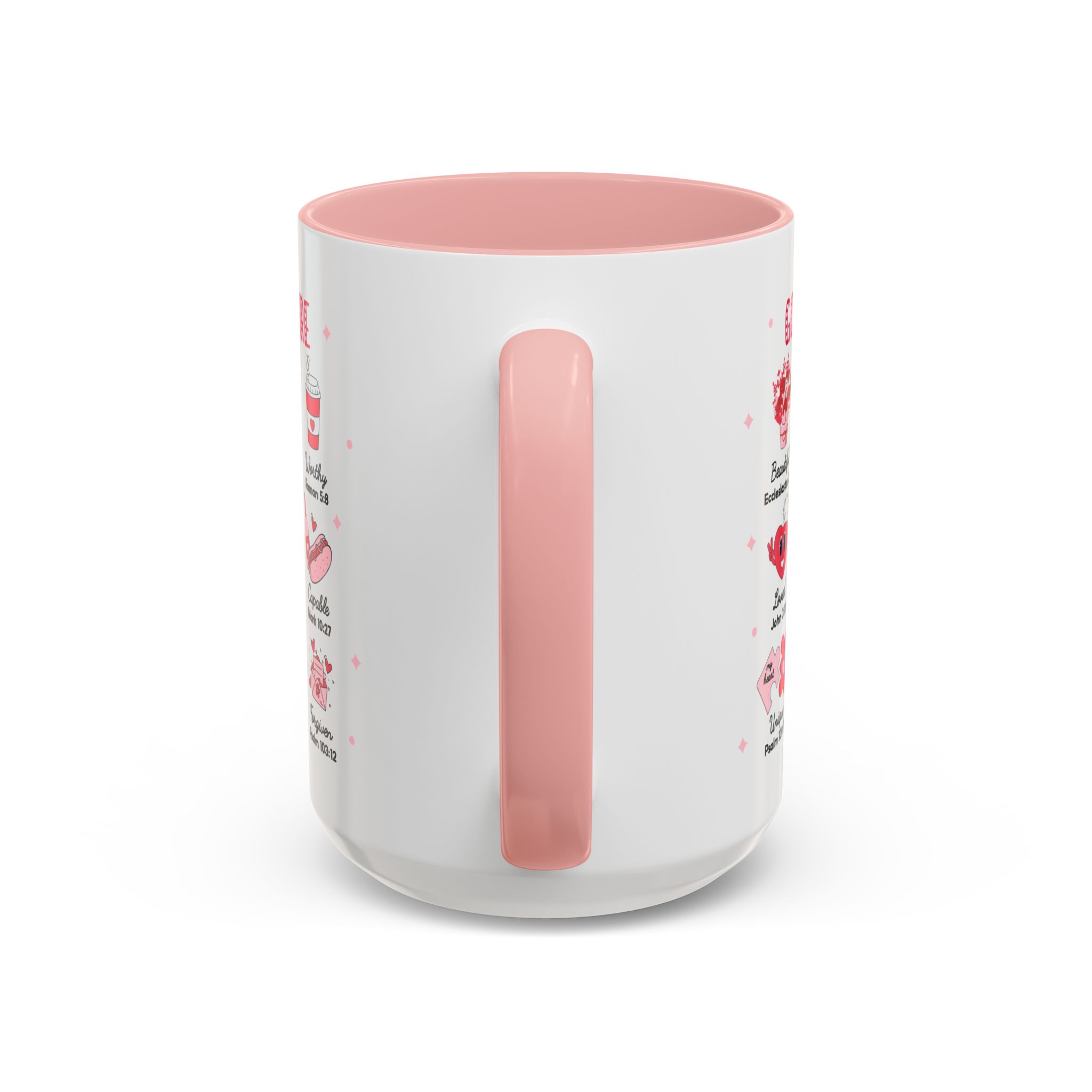 Valentine’s Faith Coffee Mug — "God Says You Are" Inspirational Scripture Accent Mug - Image 28
