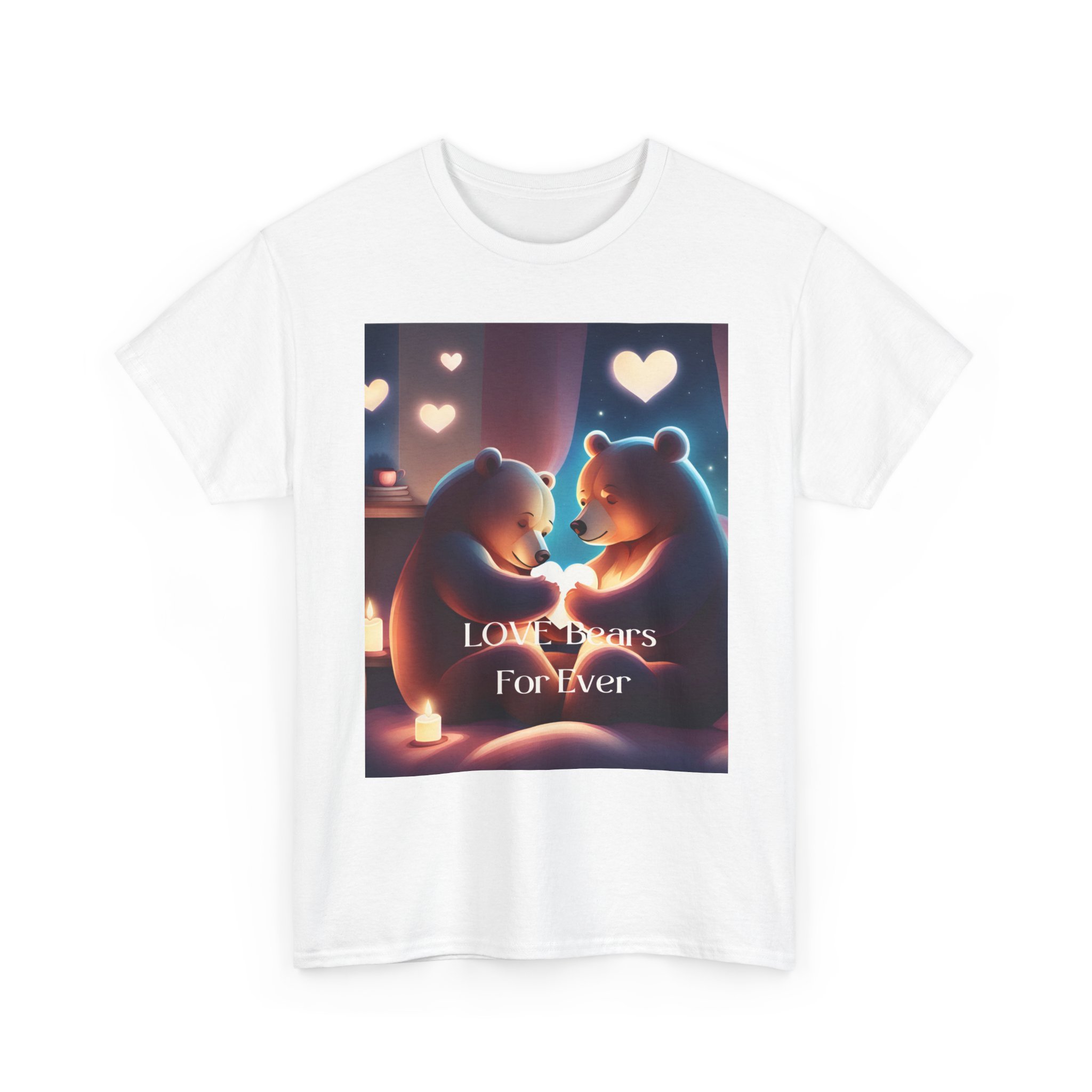 Love Bears Forever T‑Shirt — Cute Romantic Bear Couple Tee (Valentine’s Day Gift) - Image 3