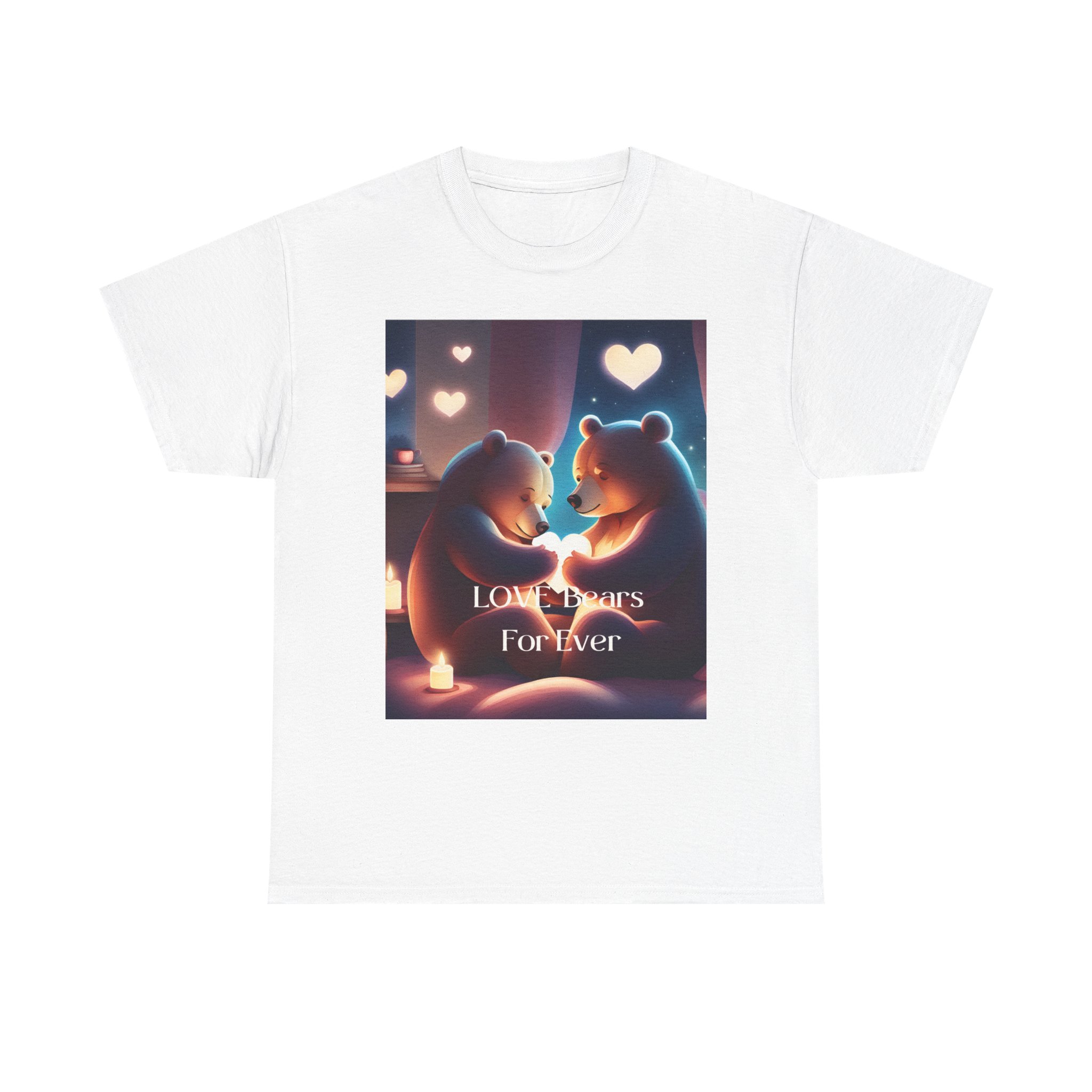 Love Bears Forever T‑Shirt — Cute Romantic Bear Couple Tee (Valentine’s Day Gift)