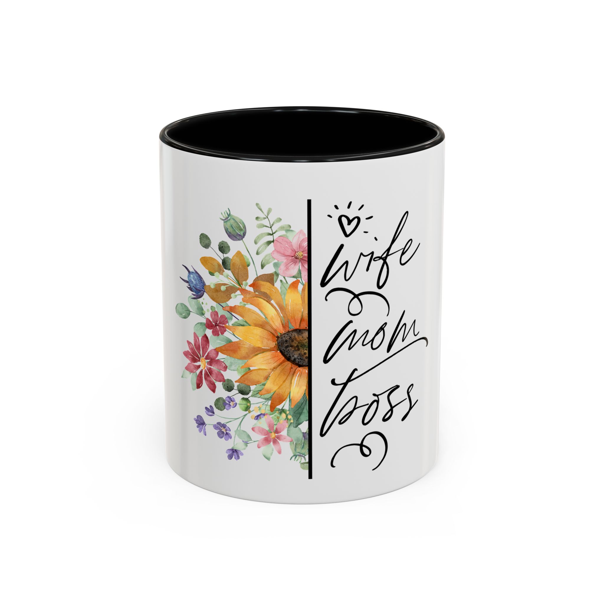 Wife, Mom, Boss Mug 11 oz