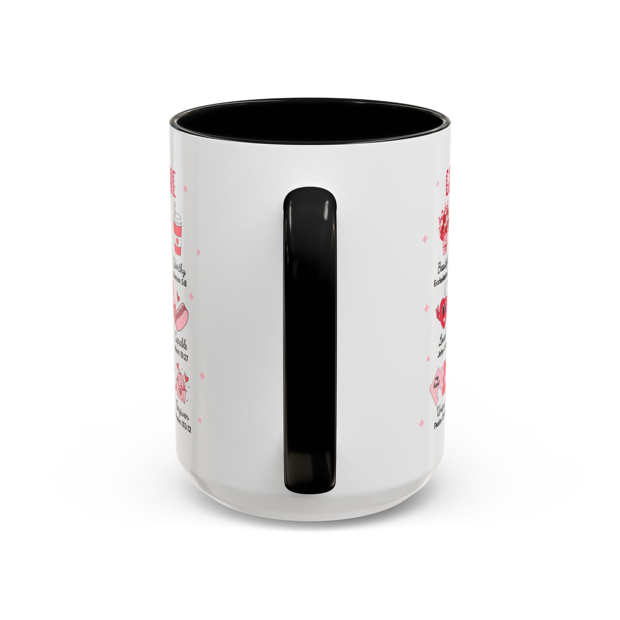 Valentine’s Faith Coffee Mug — "God Says You Are" Inspirational Scripture Accent Mug - Image 22