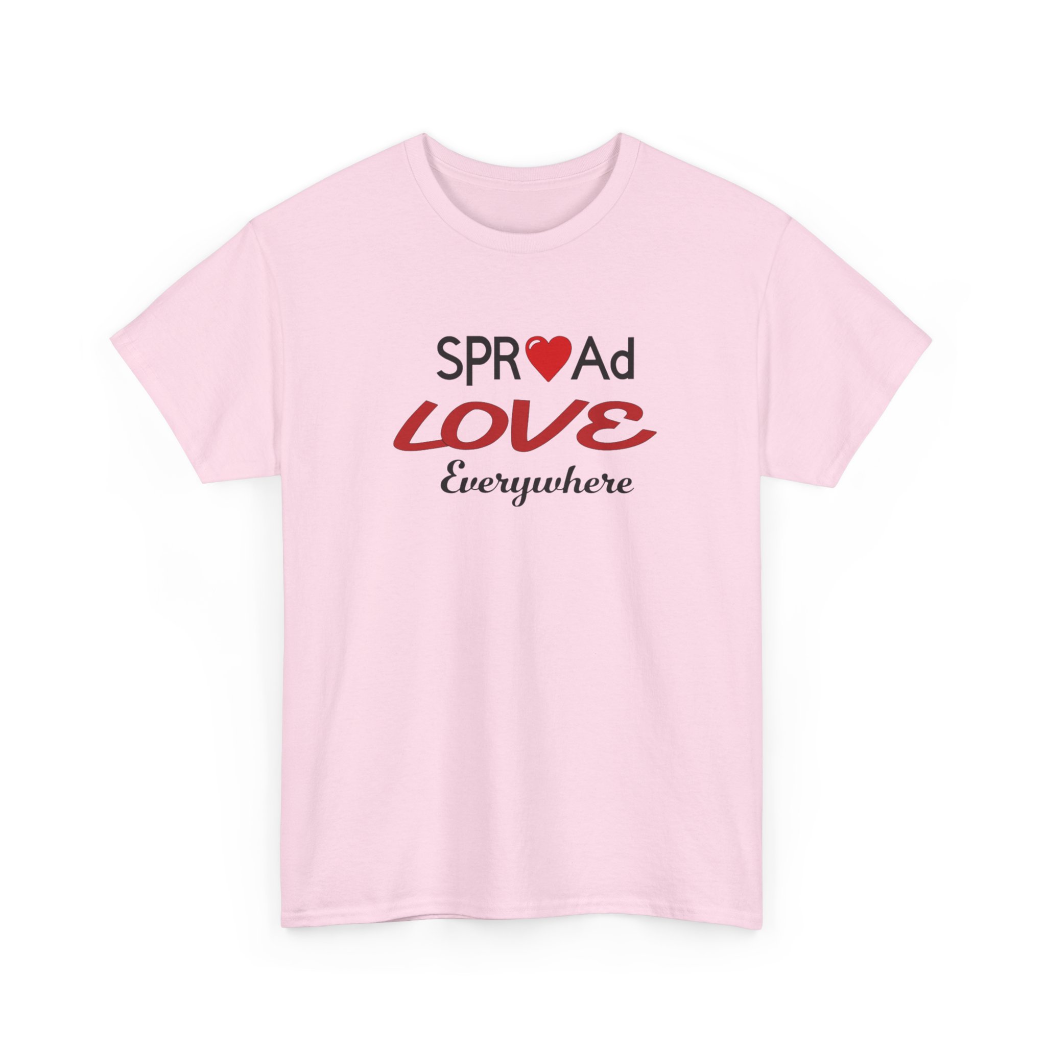 Spread Love T-Shirt | Heart Logo, Script Typography - Image 12
