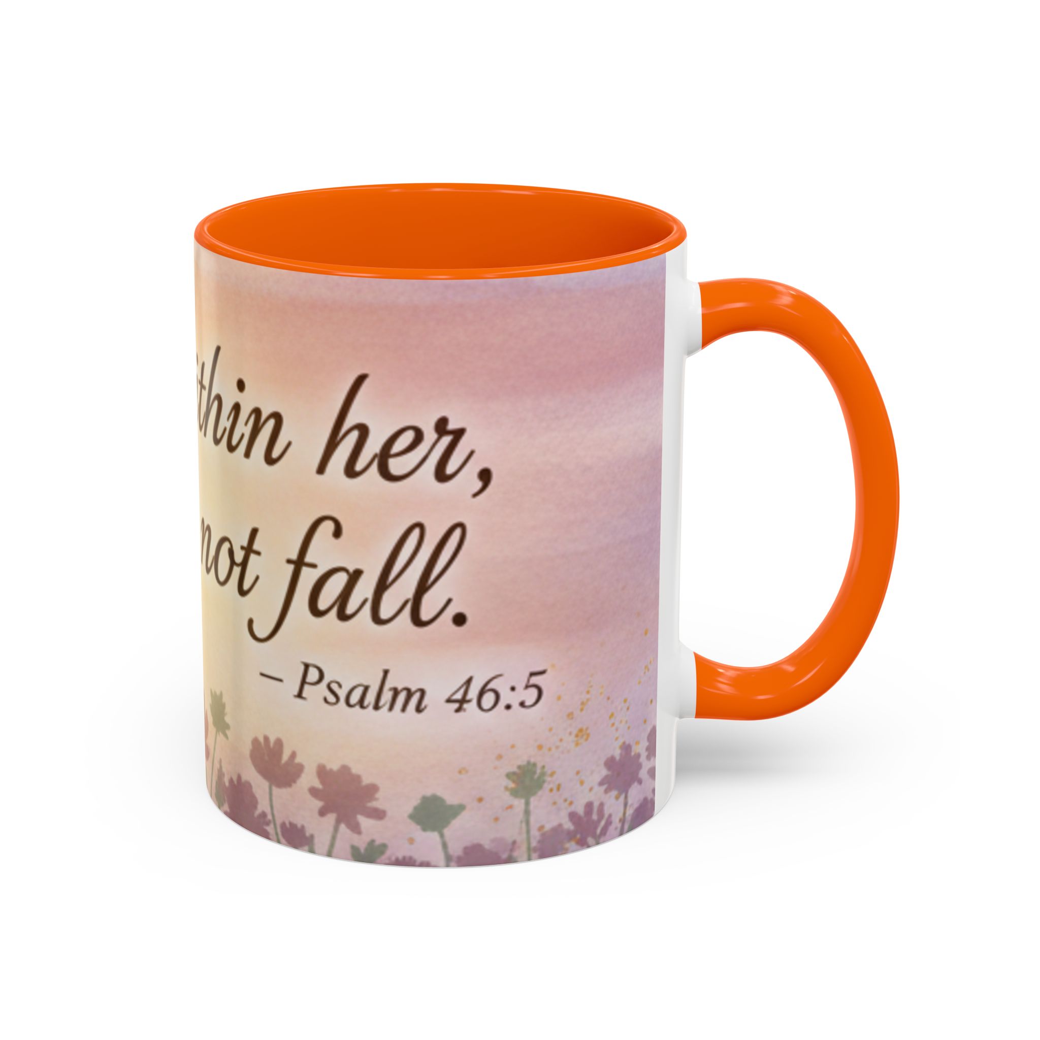 Inspirational Coffee Mug — "God is within her, she will not fall" (Psalm 46:5) - Image 30