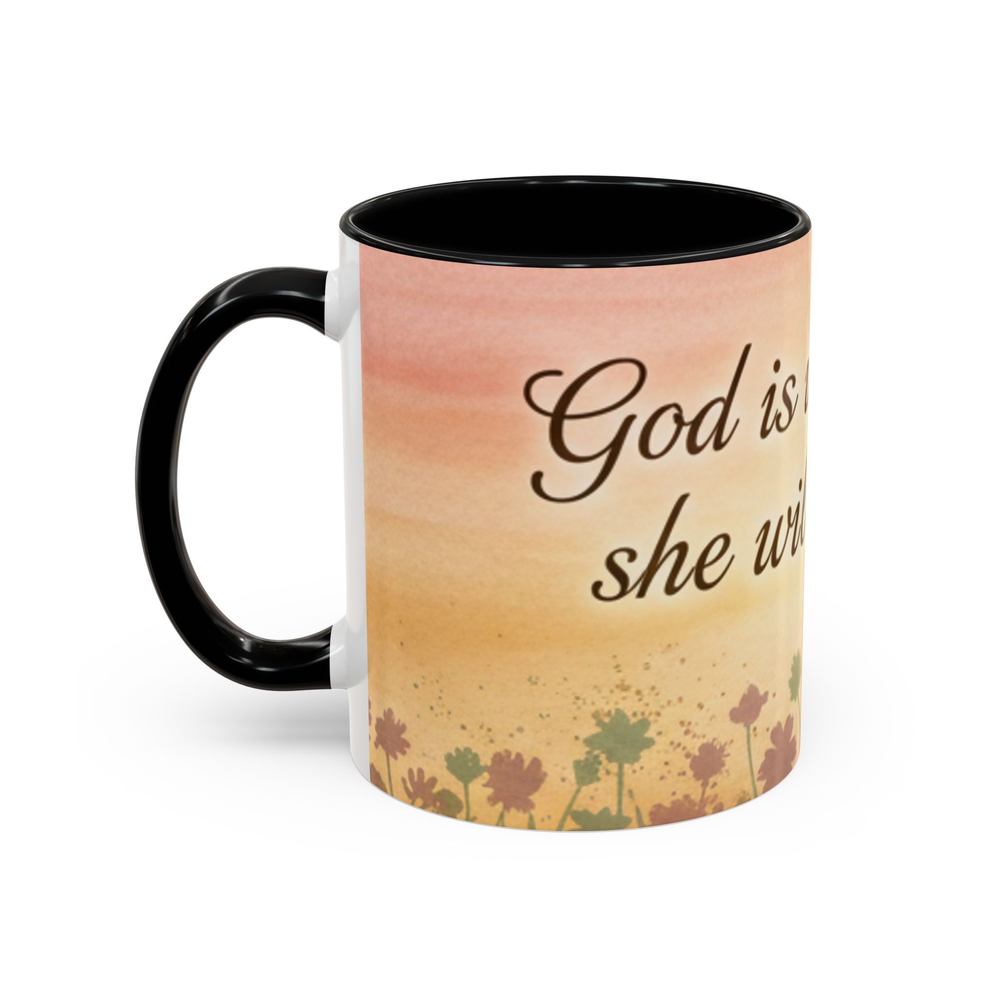 Inspirational Coffee Mug — "God is within her, she will not fall" (Psalm 46:5) - Image 3