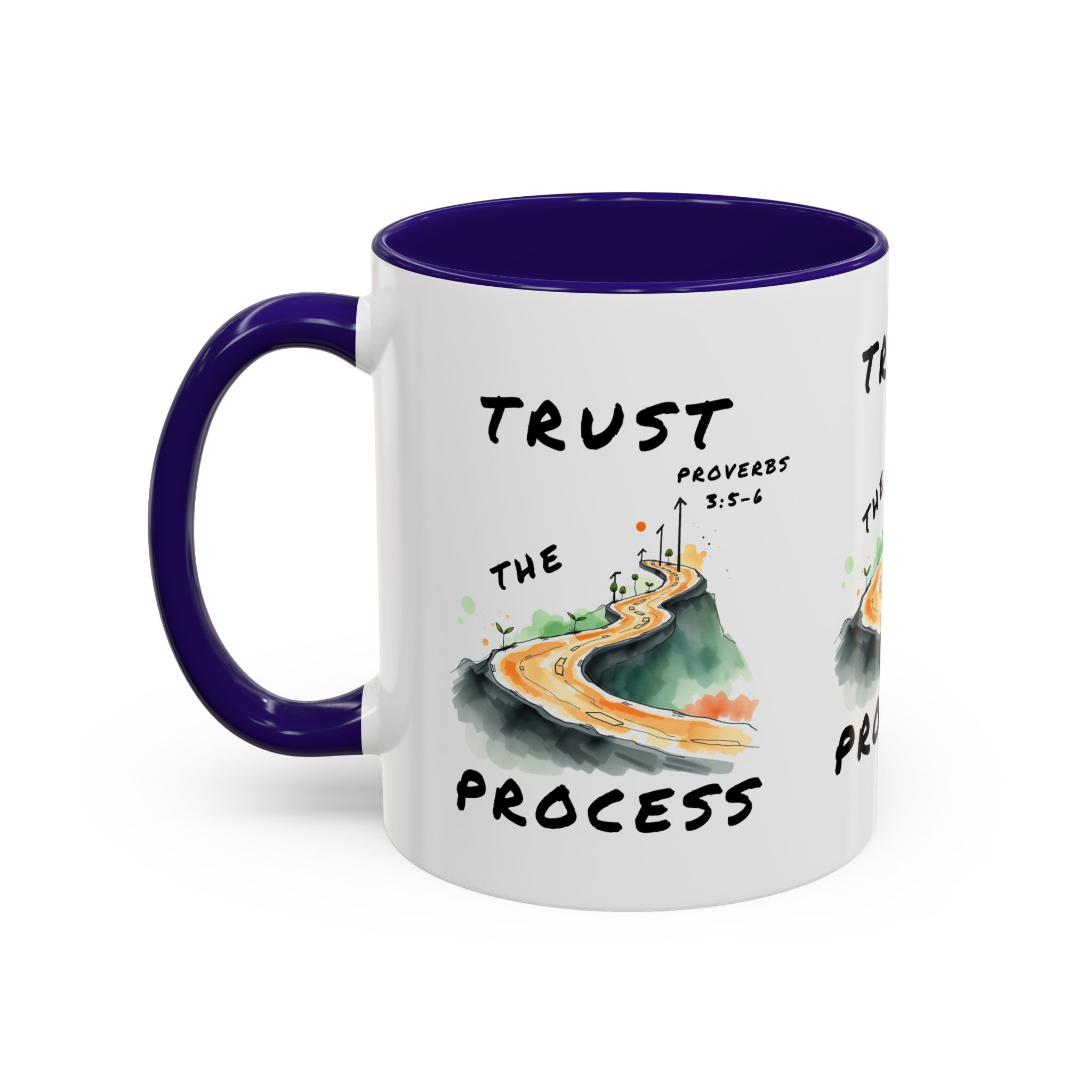 Inspirational Mug Design | Trust the Process | Motivational Coffee Cup for Daily Inspiration, Gift for Friends, Affirmation Mug, Proverbs - Image 8