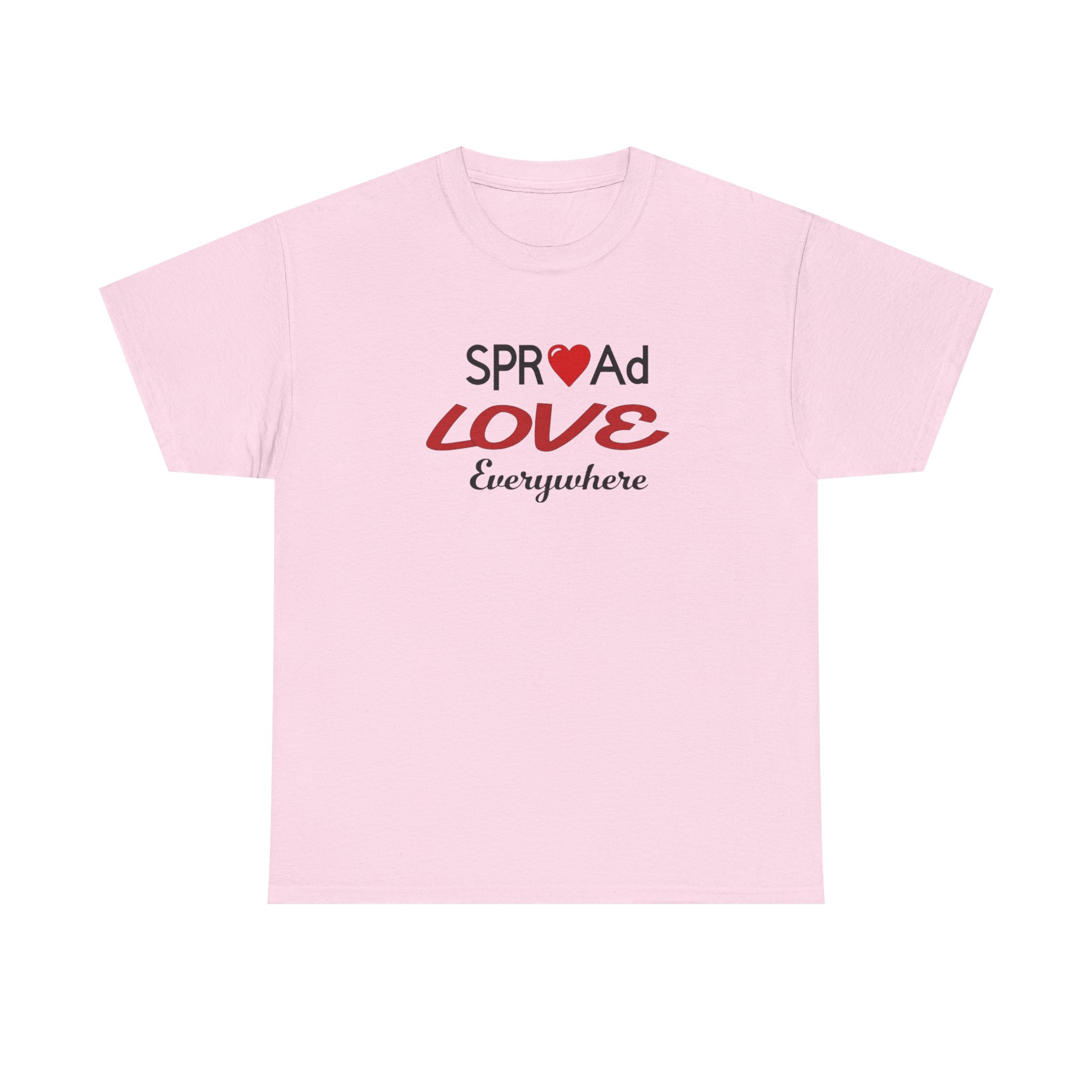 Spread Love T-Shirt | Heart Logo, Script Typography - Image 10