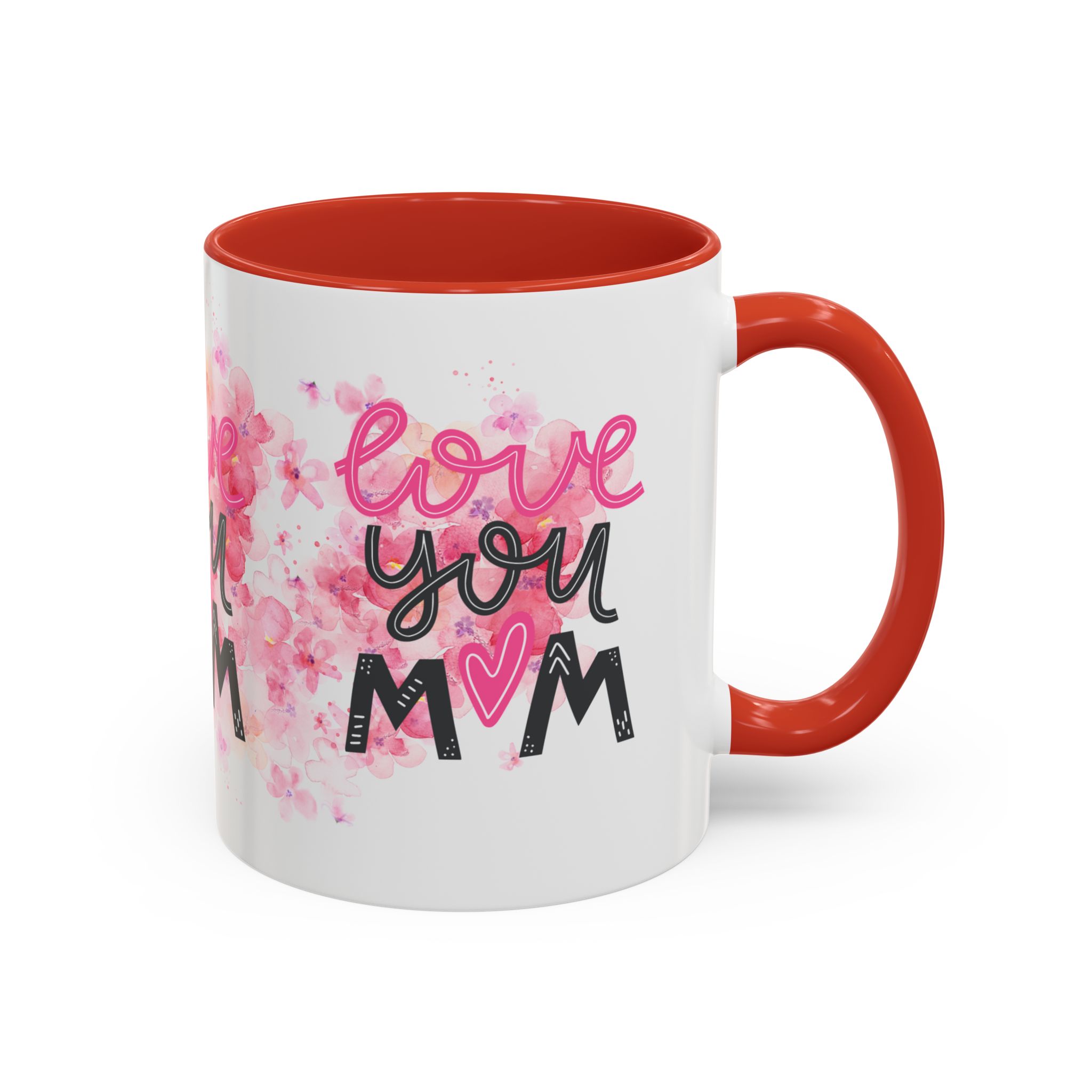 Love You Mom Accent Coffee Mug, 11oz - Image 14