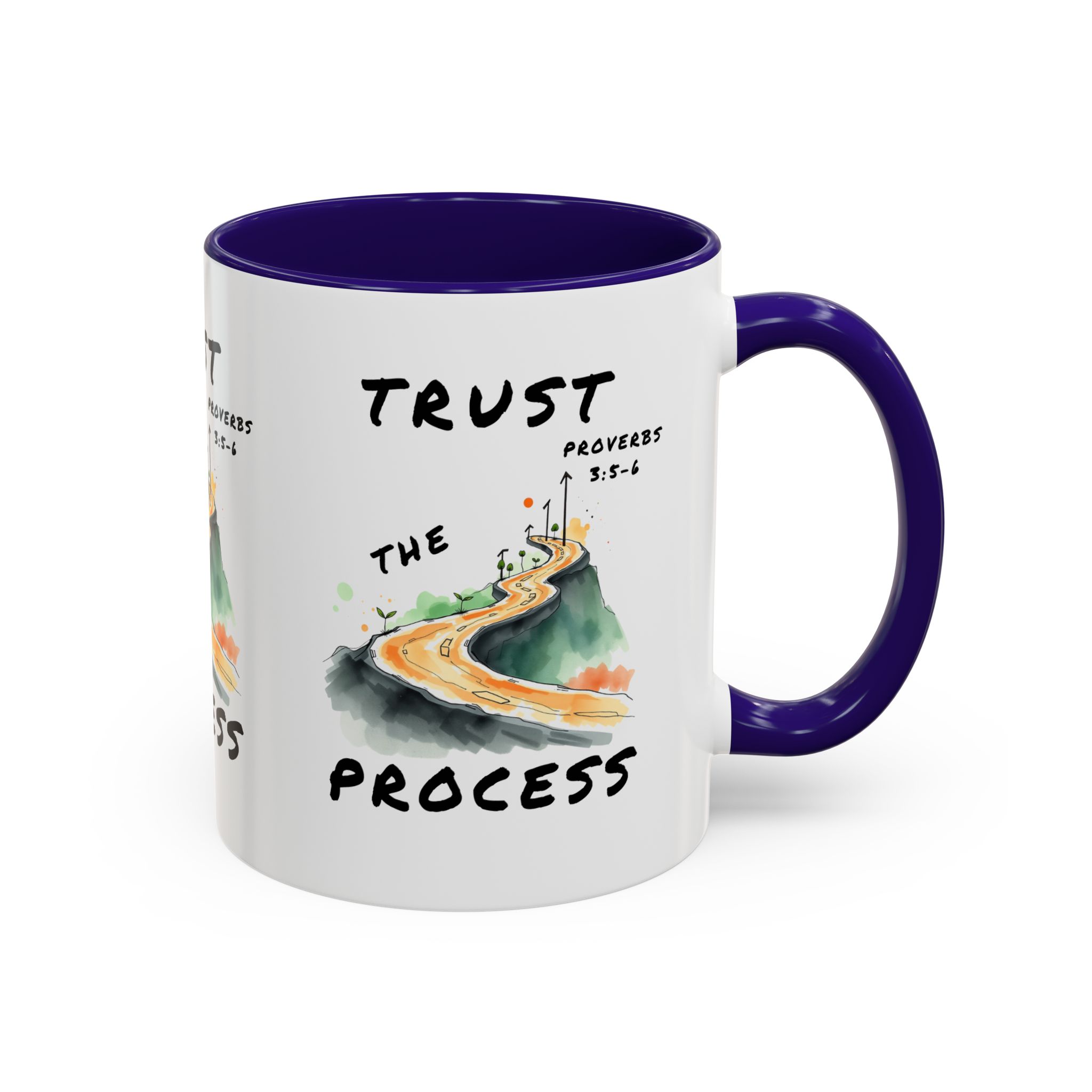 Inspirational Mug Design | Trust the Process | Motivational Coffee Cup for Daily Inspiration, Gift for Friends, Affirmation Mug, Proverbs - Image 6