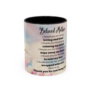 Beloved Mother Accent Coffee Mug, 11oz