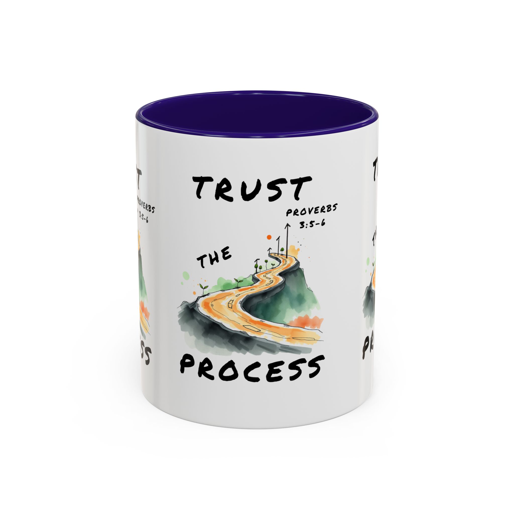 Inspirational Mug Design | Trust the Process | Motivational Coffee Cup for Daily Inspiration, Gift for Friends, Affirmation Mug, Proverbs - Image 5