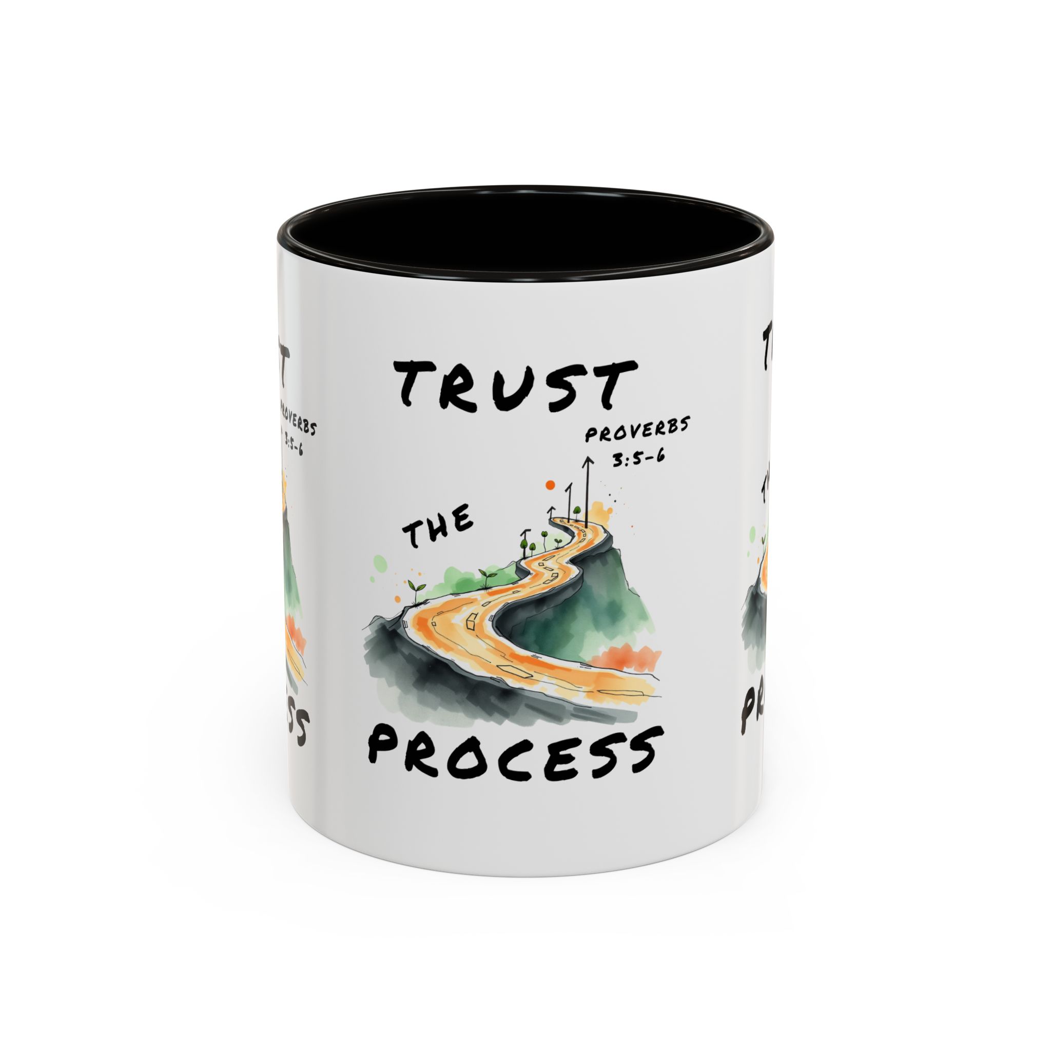 Inspirational Mug Design | Trust the Process | Motivational Coffee Cup for Daily Inspiration, Gift for Friends, Affirmation Mug, Proverbs - Image 2
