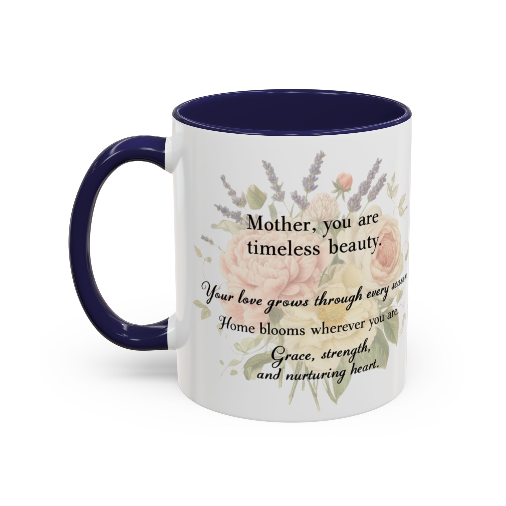 Floral Inspiration Accent Coffee Mug – 'You Are Beautiful' 11/15oz - Image 12