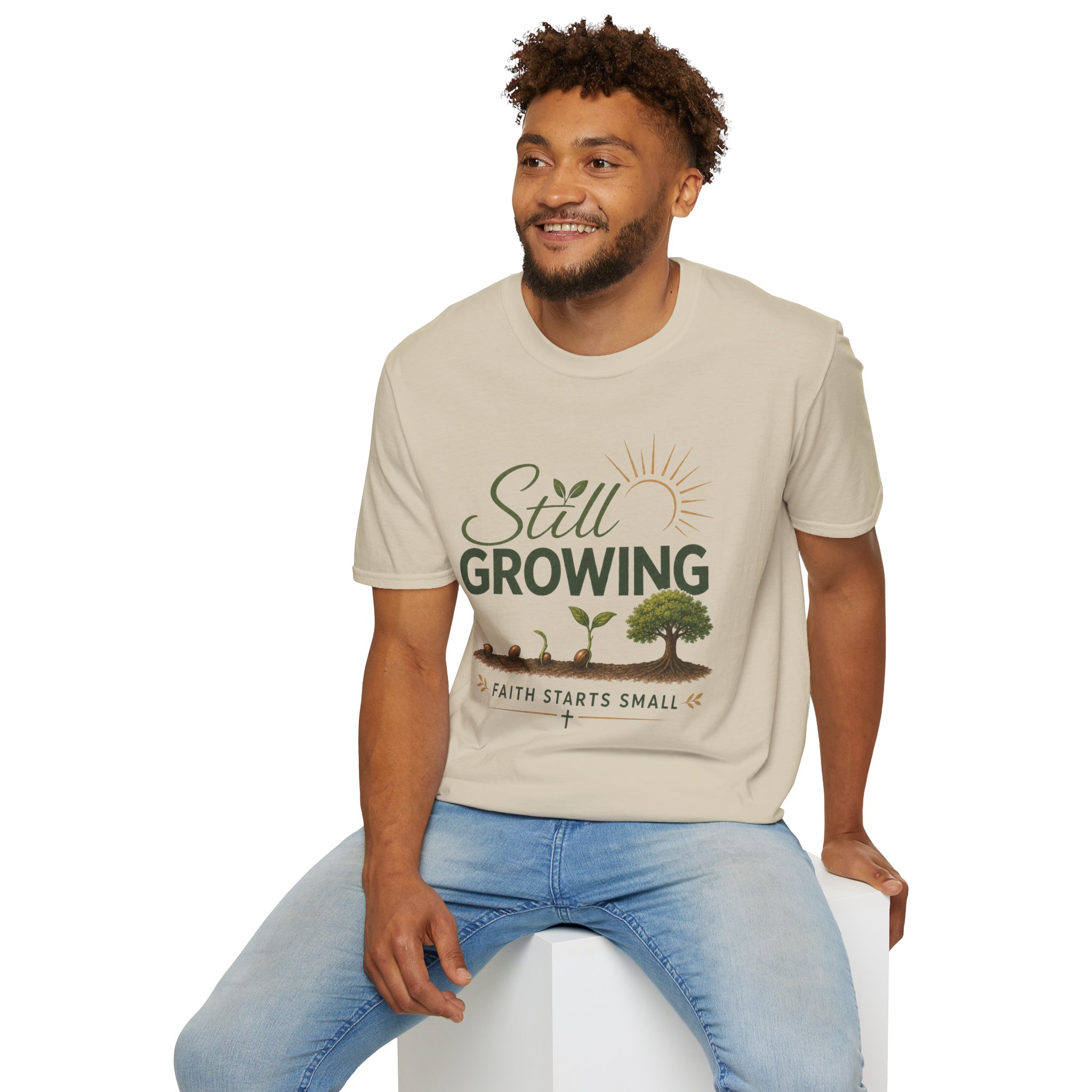Still Growing T-Shirt — Inspirational Plant Life Tee - Image 3