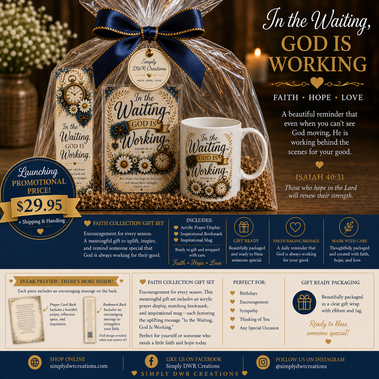 In the Waiting, God Is Working™ Faith Gift Set