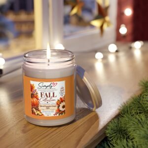 Fall Collection Scented Soy Candle – Spiced Pumpkin Ginger, 9oz