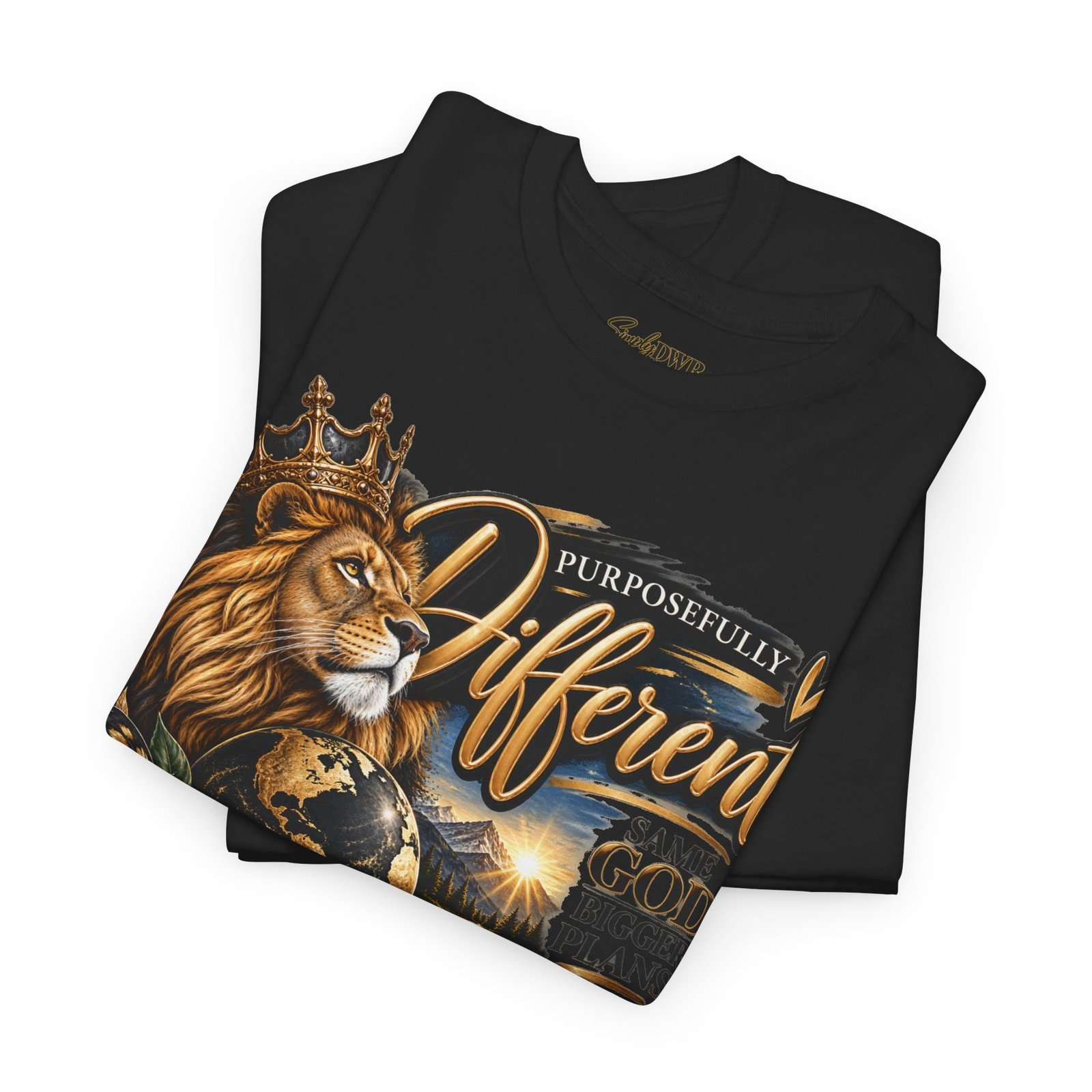Lion King T‑Shirt — "Purposefully Different" Inspirational Graphic Tee - Image 6