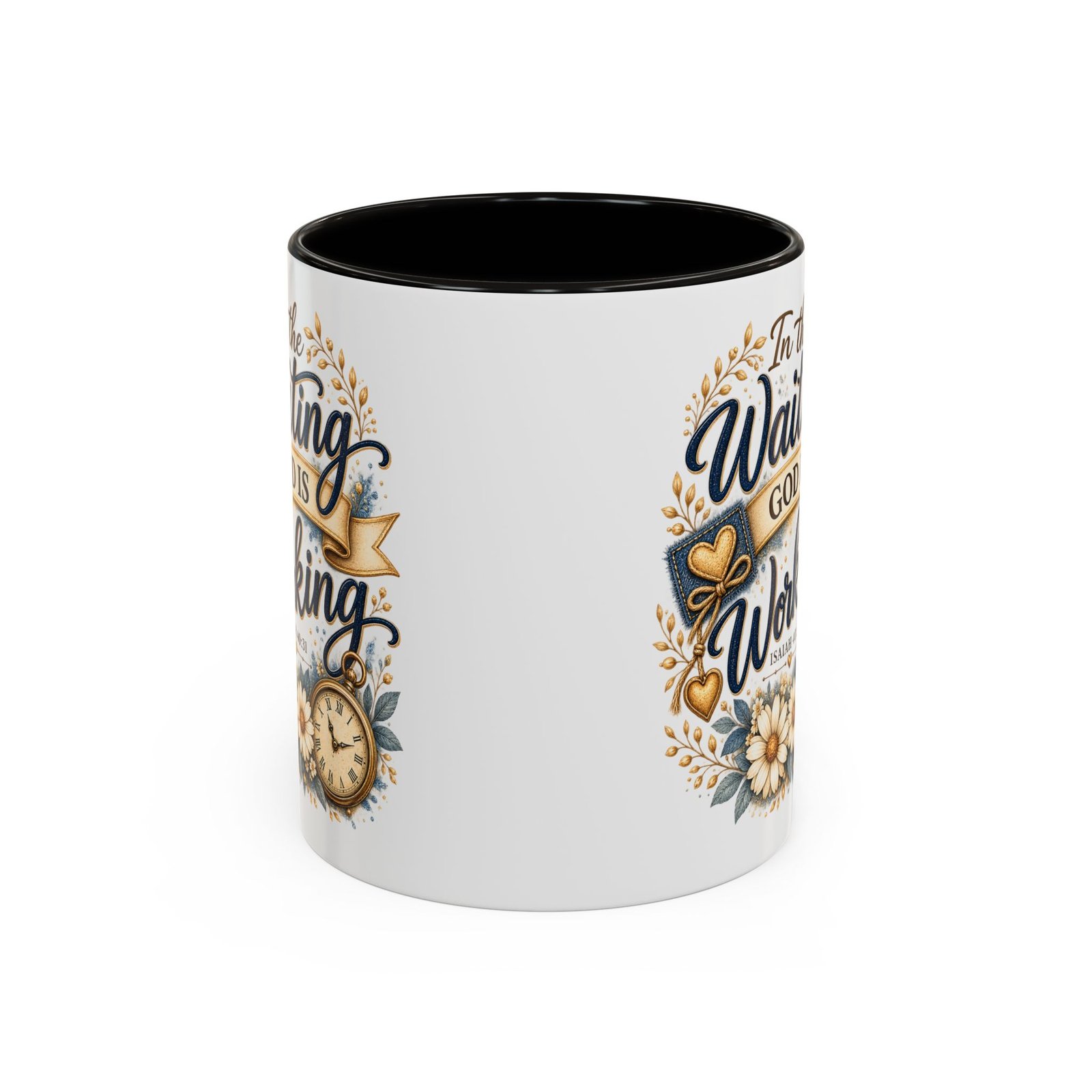 Inspirational Ceramic Mug — "In the Waiting God Is Working" (11oz/15oz) - Image 6