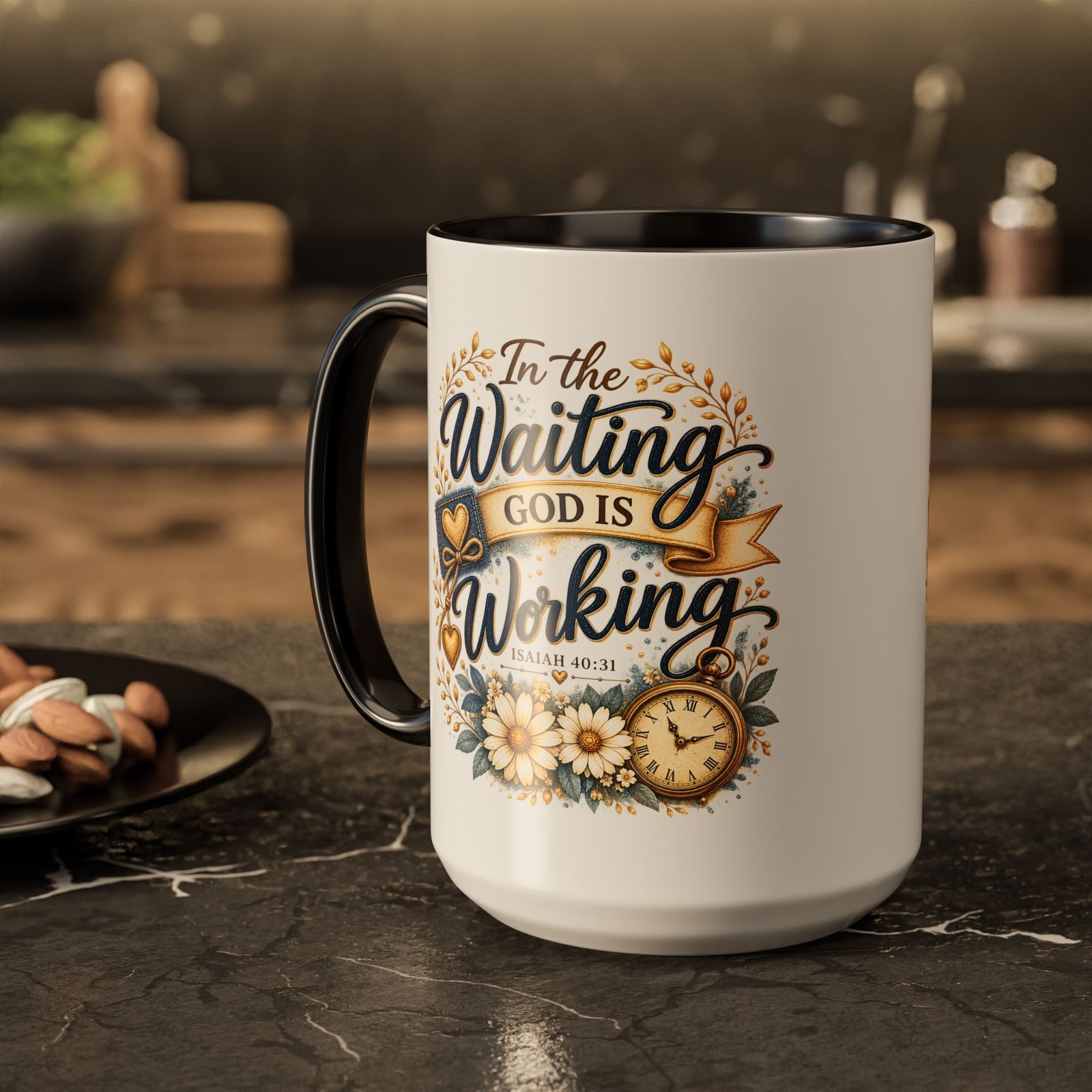 Inspirational Ceramic Mug — "In the Waiting God Is Working" (11oz/15oz) - Image 20