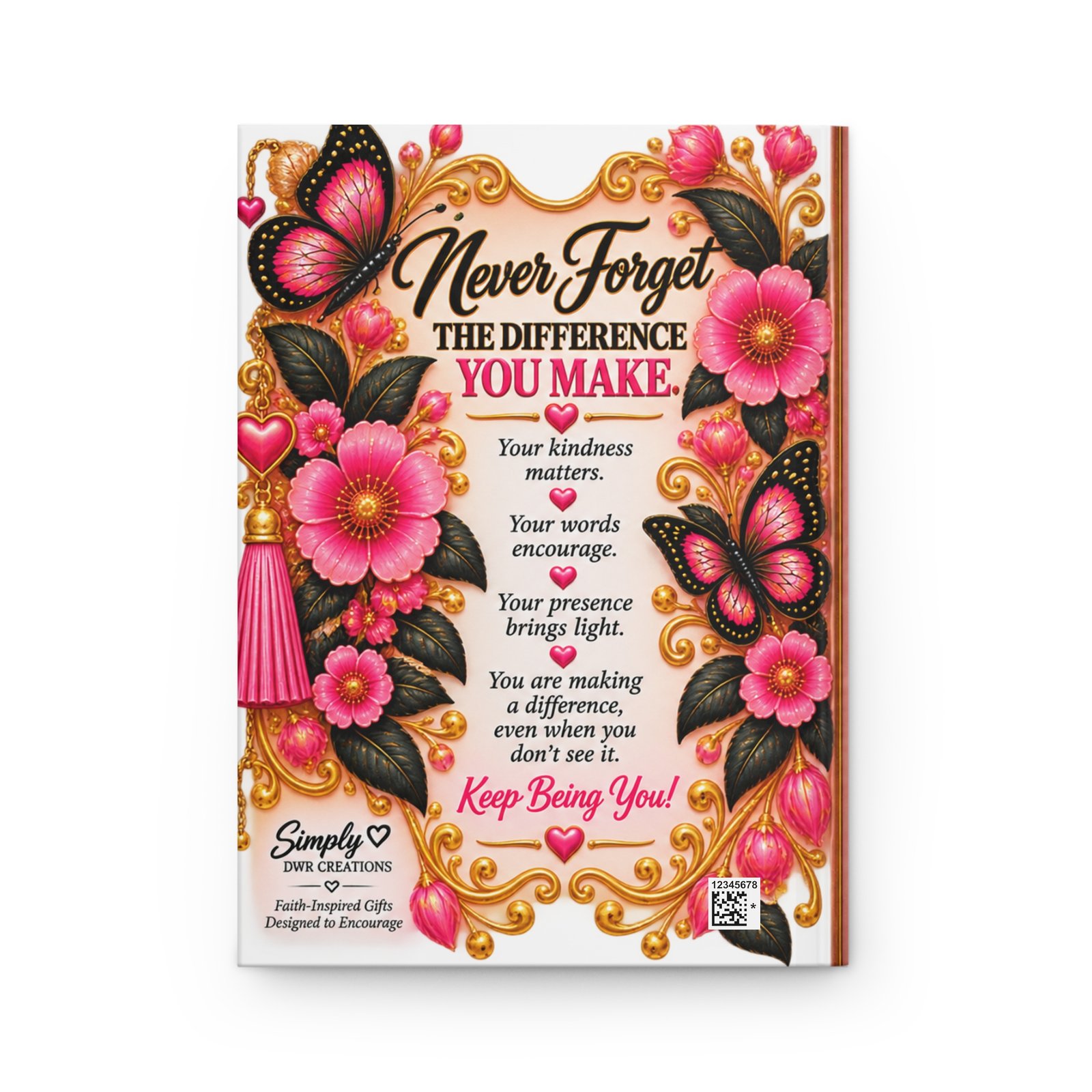 Hardcover Journal — "You Are Someone's Blessing" Inspirational Lined Notebook - Image 2