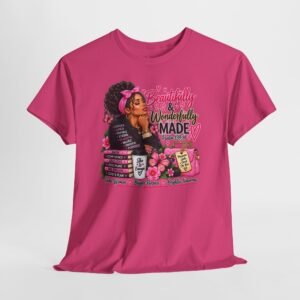 Beautifully & Wonderfully Made T-Shirt — Inspirational Christian Shirt (Psalm 139:14)